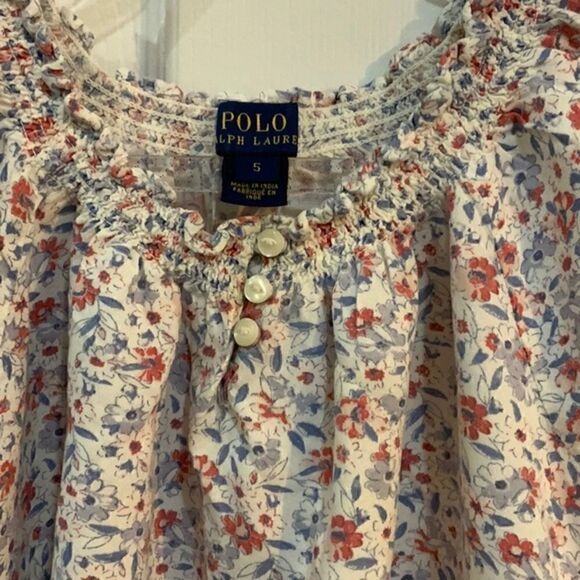 POLO RALPH LAUREN  FLORAL TOP. - Picture 3 of 9